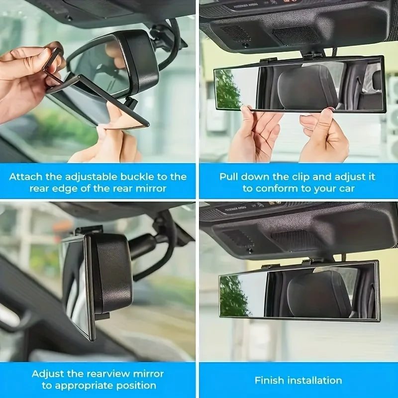 Espelho Retrovisor Interno Universal  com Antirreflexo